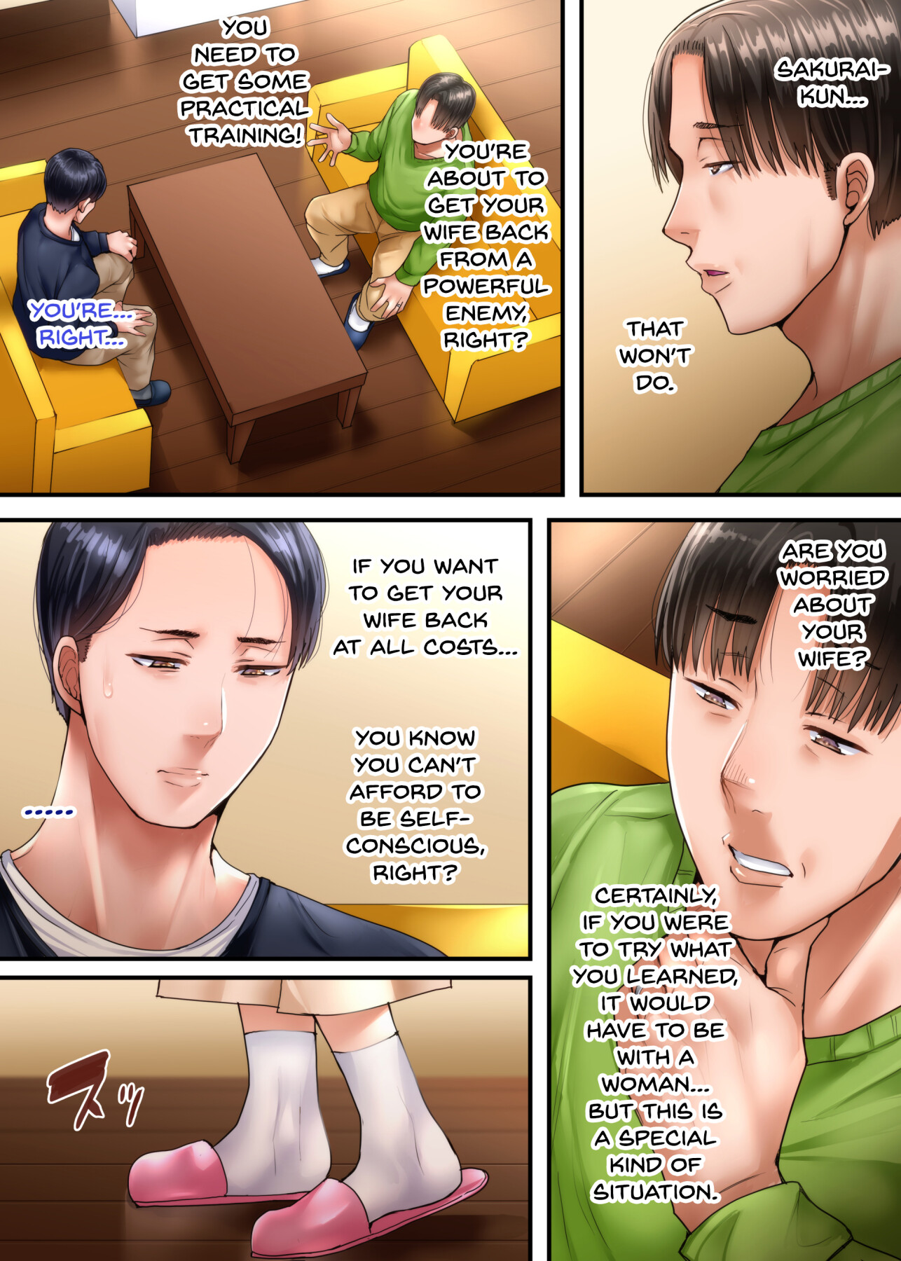 Hentai Manga Comic-My newlywed wife from overseas got down on her knees and begged me to have sex with another man --Chapter 2-68